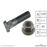 پیچ چرخ 100 عقب دانگ فنگ