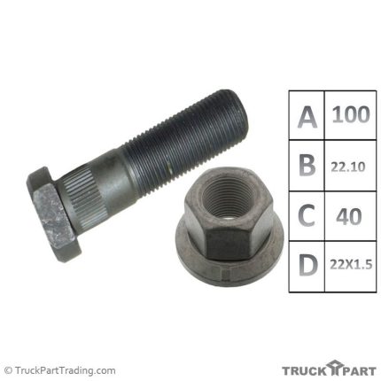 پیچ چرخ 100 عقب دانگ فنگ