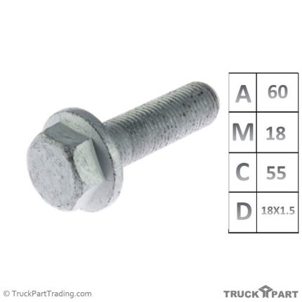 پیچ دیسک SAF 18mm